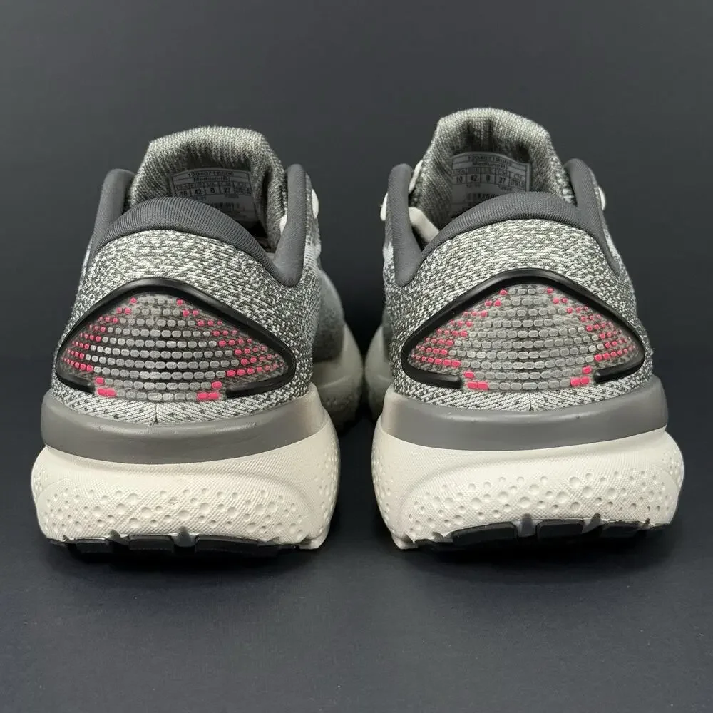 Brooks Ghost 16 Women's Size 10B Running Shoes Gray/Gargoyle Pink 1204071B006